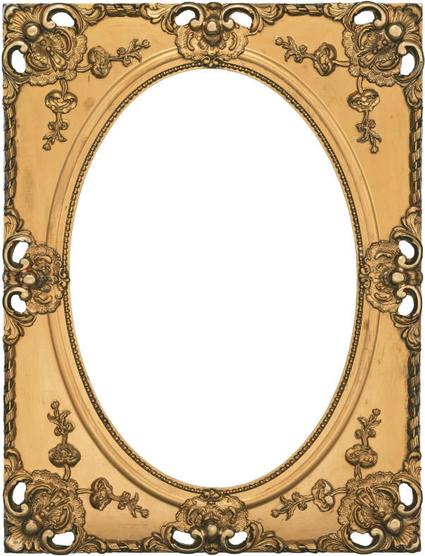 Moldura Oval Antiga Png - Moldura Para Fotos Antigas (613x800), Png Download