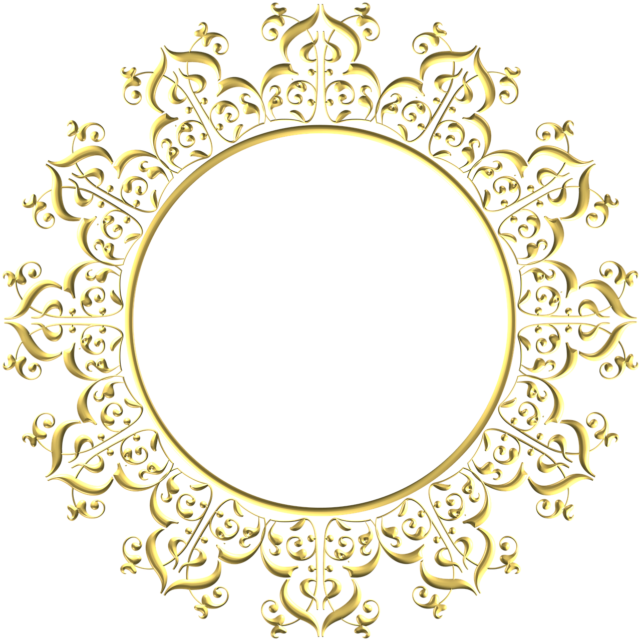 Adorn Adornment Adorno Quadro Moldura Borda Vetor Vecto - Border Circle Design Png (1024x1024), Png Download