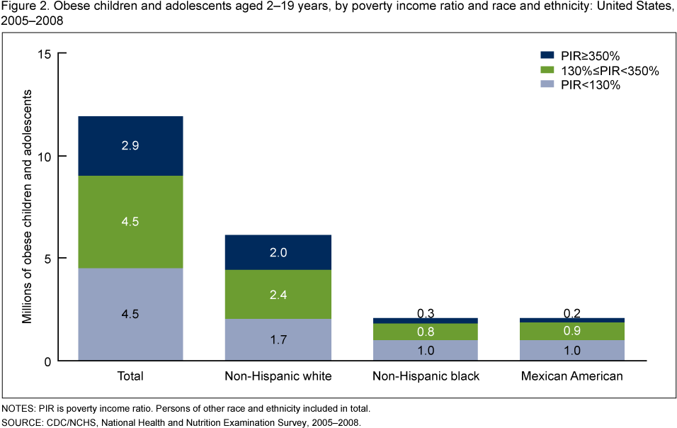 Poverty And Obesity Graph (960x610), Png Download