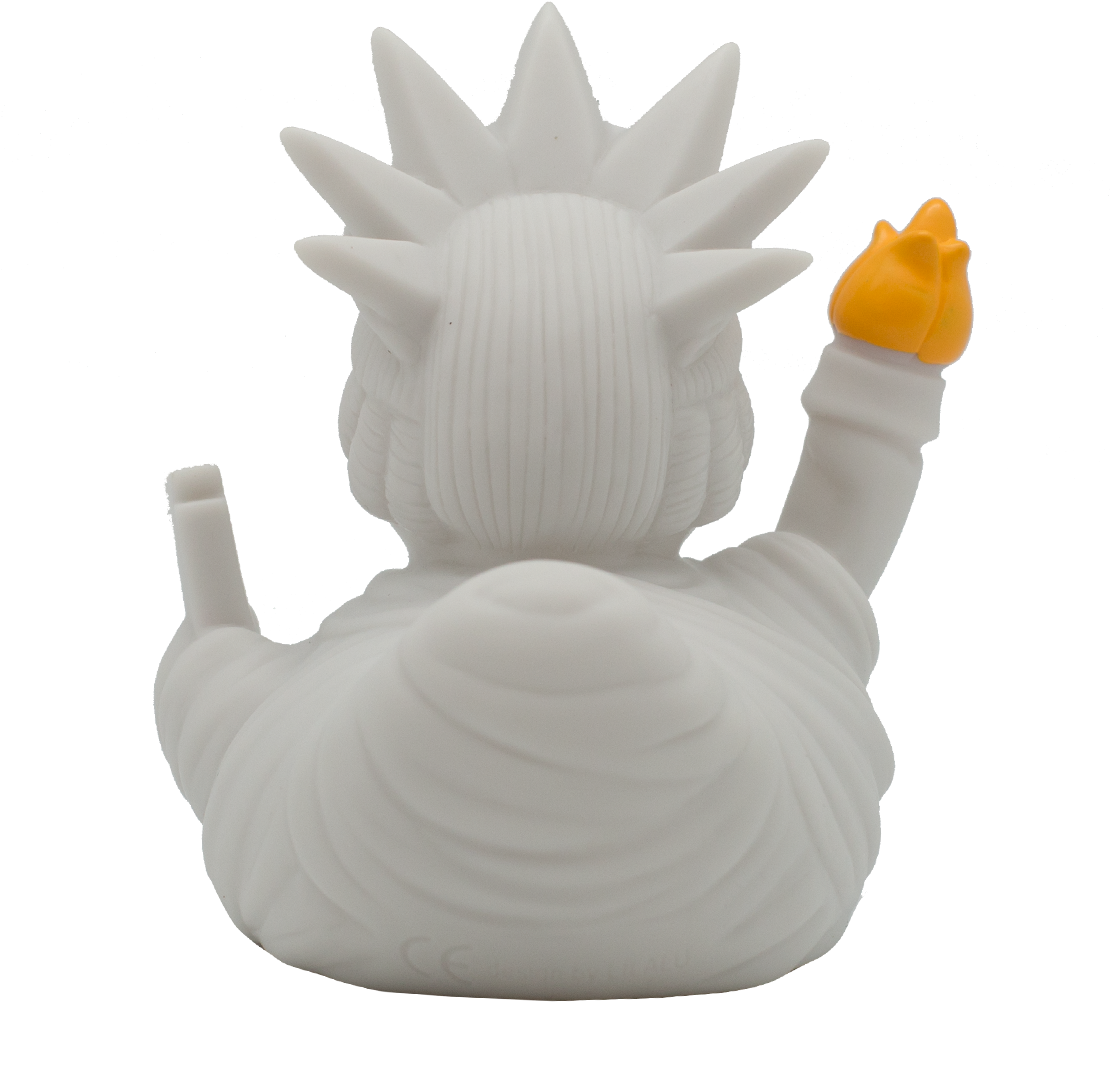 Lilalu Share Happiness Freedom Quietscheente Weiss - Statue Of Liberty (1117x1117), Png Download