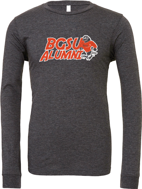 Bgsu Falcons Alumni Long Sleeve T-shirt - Bowling Green State University (633x633), Png Download