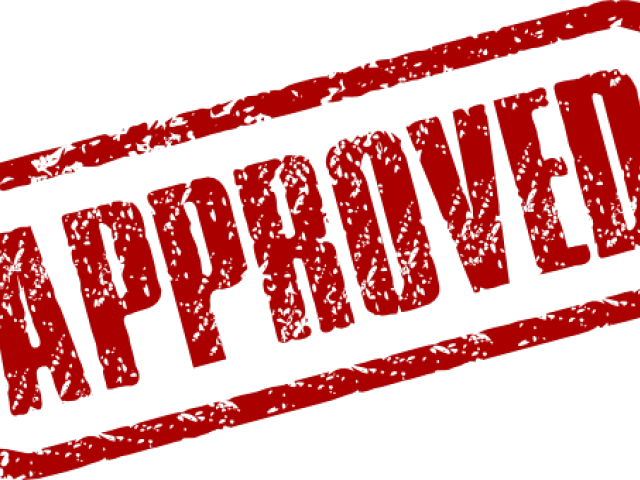 Approved Stamp (640x480), Png Download