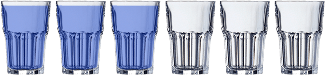 Haz Clic Para Compartir En Facebook - Arcoroc Granity Drinking Glasses, Set Of 6 (682x209), Png Download