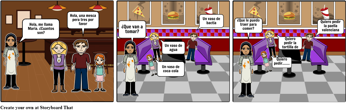 Spanish Restaurant Swap Kh - Cartoon (1164x385), Png Download