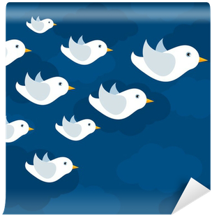 Fotomural El Vuelo De Palomas Blancas Volando • Pixers® - Flight (400x400), Png Download
