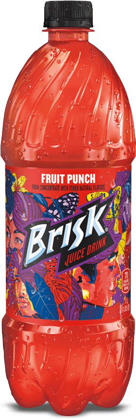 Brisk Fruit Punch - Brisk Iced Tea Lemon (554x864), Png Download