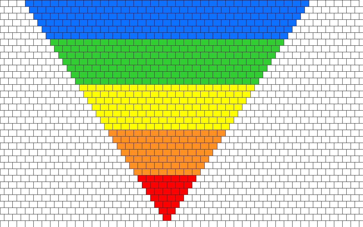 Pride Bandana Bead Pattern - Visual Arts (1174x735), Png Download