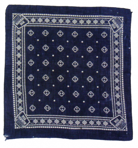 Vintage Bandana Man - Placemat (559x600), Png Download