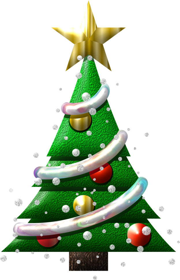 Arbolitos De Navidad Arbol De Navidad Con Adornos Brillantes - Tree (747x1069), Png Download