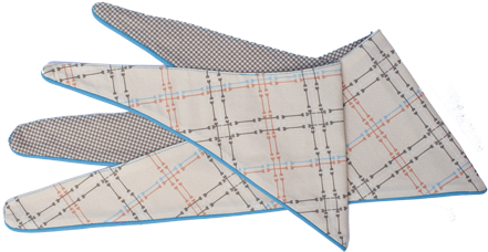 Dog Curved Bandana Pattern (500x250), Png Download