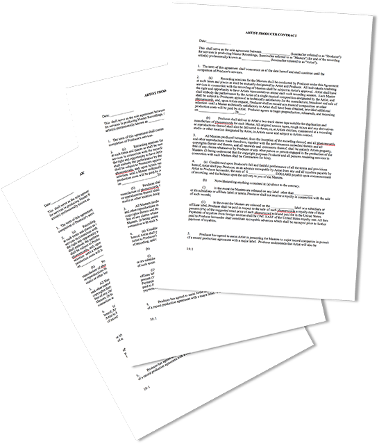 You Can Download Our Free Music Contracts Pack Which - Contract (1078x726), Png Download