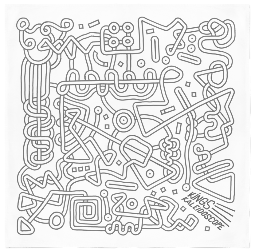 Matthew Espinosa Spaced Out Bandana - Paisley Bandana Head Wrap Cotton Head Wrap Neck Scarf (800x1000), Png Download