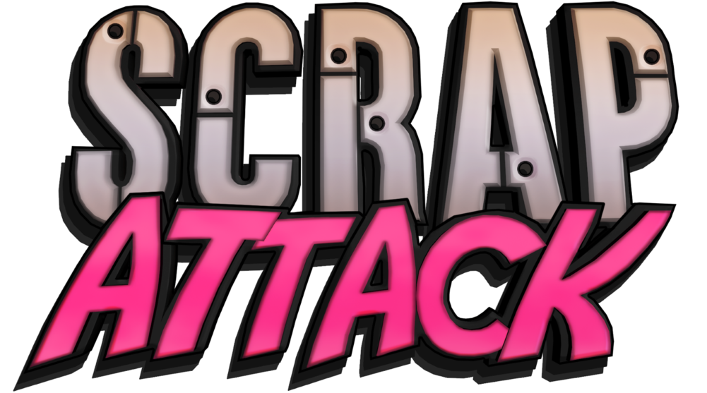 Scrap Attack Title V2 - Portable Network Graphics (1000x563), Png Download