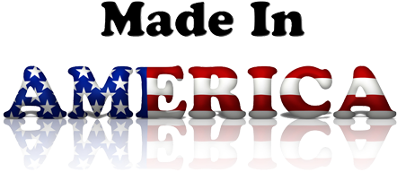 Words Made In America In The American Flag Colors (500x278), Png Download