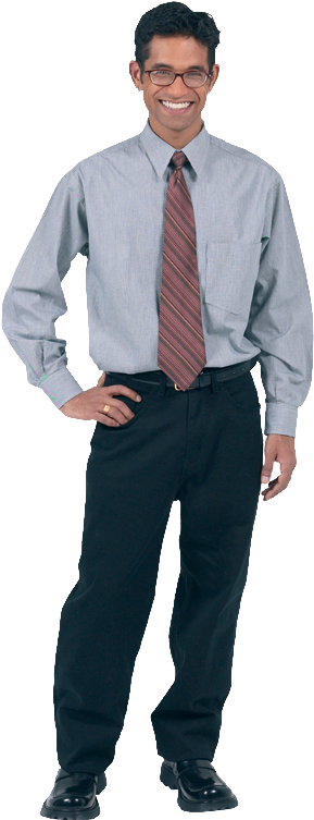 About Us - Young Professional Male (324x788), Png Download