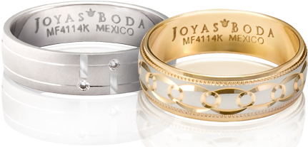 Argollas Matrimonio - Solitarios - Arras - Lazos - - Lazos De Amor Argollas (800x255), Png Download
