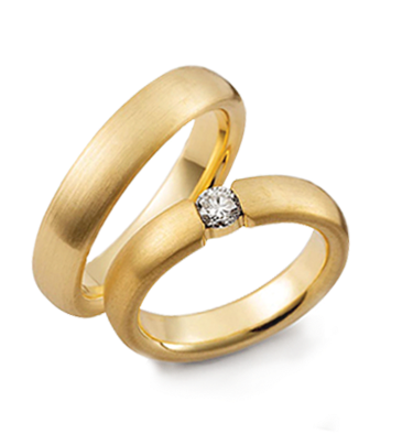 Disponibles En Oro Blanco Y Plata, También - Anillo De Matrimonio 14k (372x407), Png Download