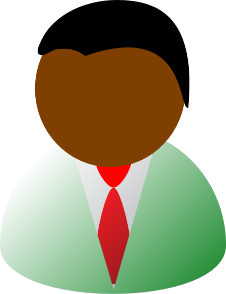 Small - Executive Art Clip (456x595), Png Download