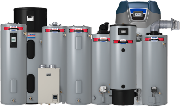 American Water Heaters (600x395), Png Download