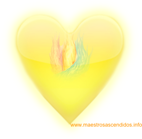 El Corazon Del Fuego Sagrado - Heart (510x470), Png Download