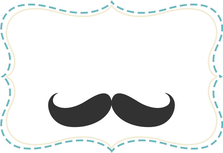 Frame Chá De Bebê Mustache - Bigode E Gravata (930x617), Png Download