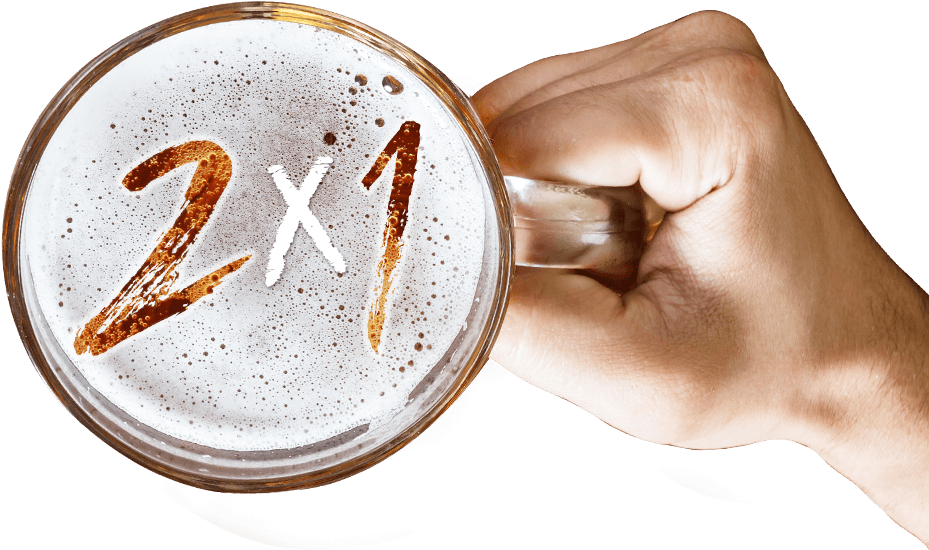 Cerveza Fría En La Barra Cervecería Puerto Vallarta - Tarros De Cerveza Png (937x561), Png Download