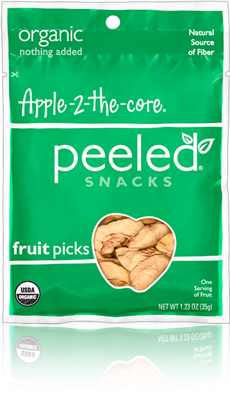 Peeled Snacks Apple 2 The Core® - Peeled Snacks Organic Apple-2-the-core, 1.23 Ounce (360x570), Png Download