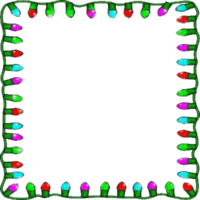 Preview Overlay - Christmas Lights Clip Art Borders (400x400), Png Download