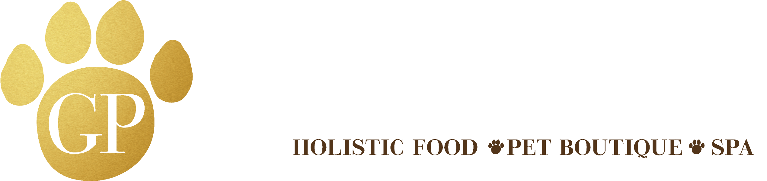 Golden Paws 440-4385 - Golden Paws Boutique (2592x661), Png Download