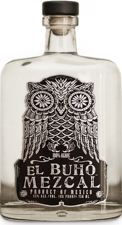 El Buho Mezcal - El Buho Mezcal - 750 Ml Bottle (424x780), Png Download