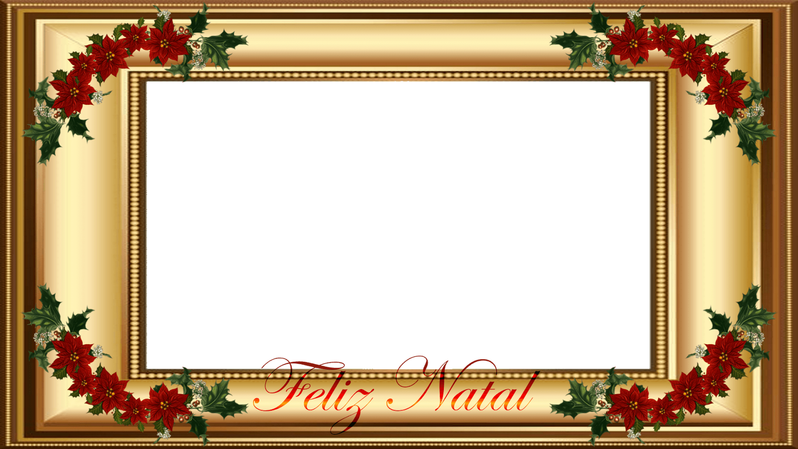 Molduras Natal (1600x900), Png Download