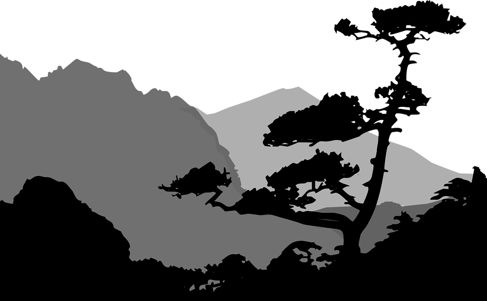 Silueta De Montañas Png - Montañas Silueta Png (960x594), Png Download