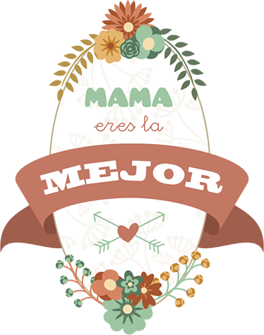 Vinilos Para Regalo El Día De La Madre - Banner Circular Png (374x475), Png Download