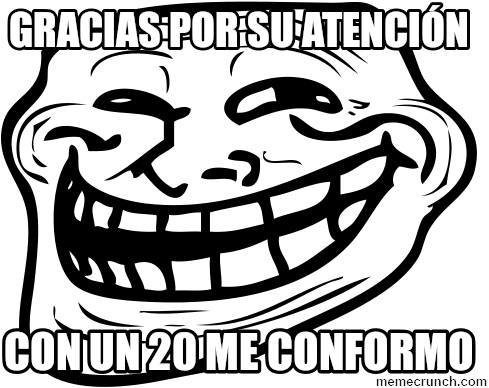 Gracias Por Su Atención Jun 27 - Troll Face Russian Meme (500x397), Png Download