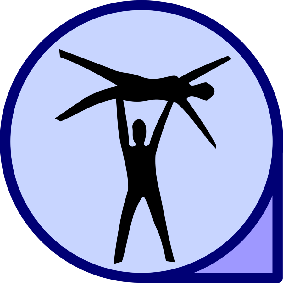 Gimnasia Acrobatica Dibujos Clipart Acrobatics Circus - Acrobatic Icon (900x900), Png Download