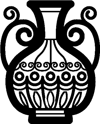 Dibujo De Jarrón Decorado Para Colorear - Un Jarrón Para Dibujar (600x470), Png Download