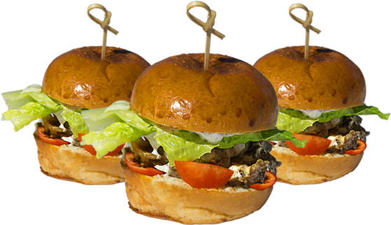 Tri-tip Kaböb/gyrö/chicken Kaböb Or Falafel On A Brioche - Kebab (600x400), Png Download