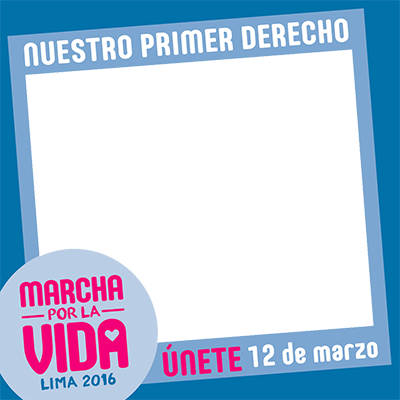 Ponle El Marco De La Marcha Por La Vida 2016 A Tu Foto - Twitter (400x400), Png Download