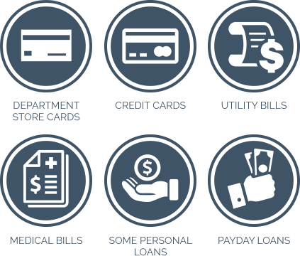 Unsecured Dept Icons - Bankruptcy (423x360), Png Download