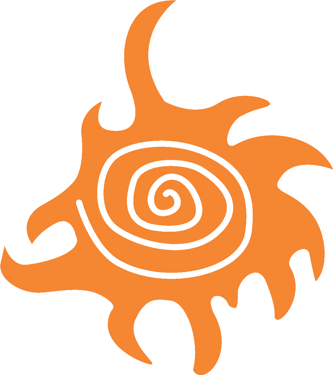 Elemento Sol De Línea Minimalista De Dibujos Animados - Cartoon (1772x1378), Png Download