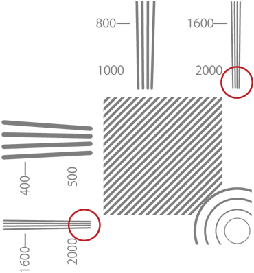 2000 Tv Line Resolution - Parallel (370x398), Png Download