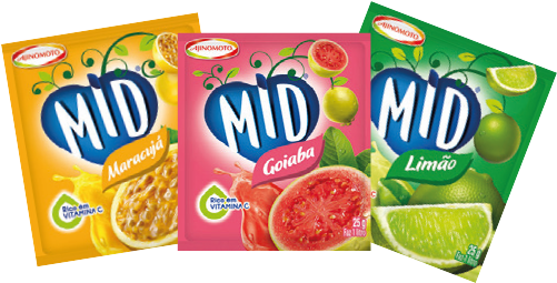 Refresco Mid - Refresco Em Pó Maracujá Mid 25g (500x500), Png Download