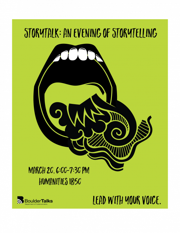 Storytalk Flier, Bouldertalks, March 20th, Humanities - Storytalk (600x776), Png Download