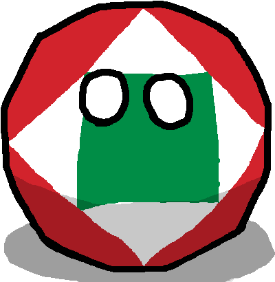 Napoleonic Italian Republicball Repubblica Italiana - Naples Countryball (500x500), Png Download