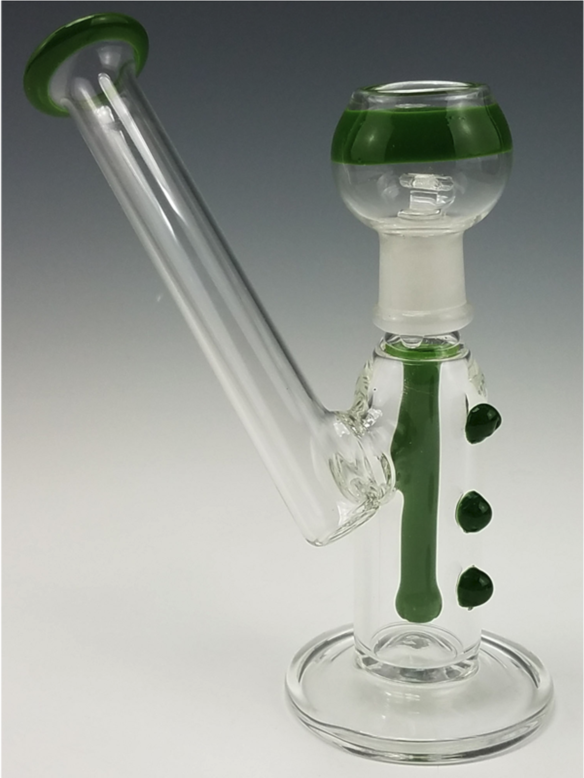 Mini Sidecar With Green Colored Glass Dab Rig By Mile - Smoking Pipe (1600x1600), Png Download