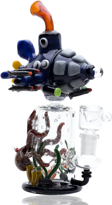 Empire Glassworks Submarine Dab Rig - Figurine (800x800), Png Download