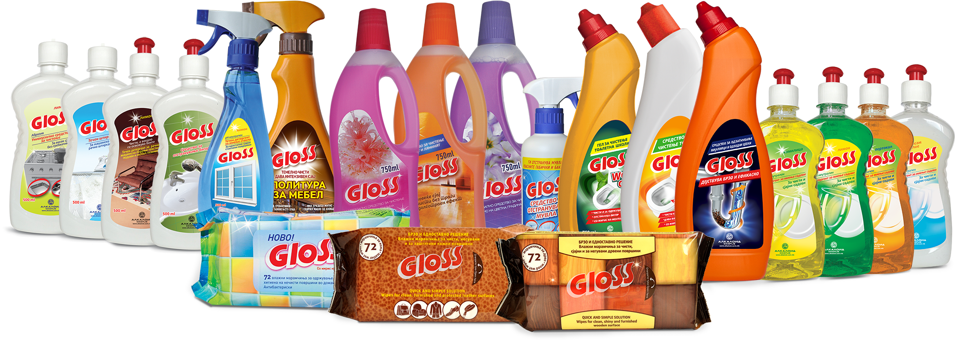 The “gloss” Collection Offers A Wide Assortment Of - Abrasive Cleaners (2000x1035), Png Download