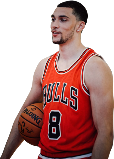 Zach Lavine Png - Zach Lavine Bulls Png (1170x540), Png Download