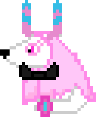 My Animal Jam Arctic Wolf - Pixeled Art Animal Jam (590x400), Png Download