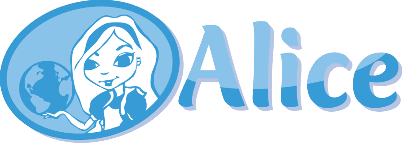 Alicelogo Blue Itunesu Transparent - Alice 3d Logo (807x288), Png Download